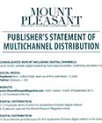 MultiChannel Distribution Statement