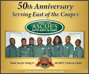 Ascue’s Auto Body & Paint Shop, serving East of the Cooper for 50 years