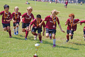 The Revolution Boys Soccer Team win 2011 Crescent Cup Tournament. - Mount Pleasant, SC