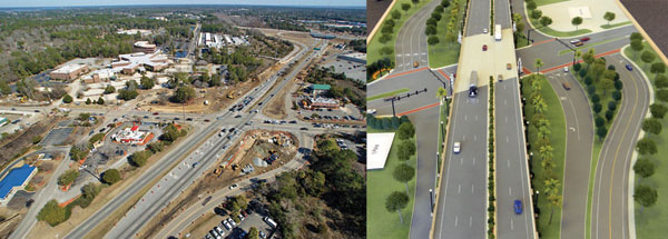 Johnnie Dodds Construction - Bowman Intersection Before/After