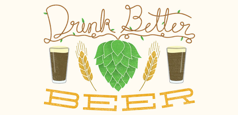 Drink Better Beer Illustration