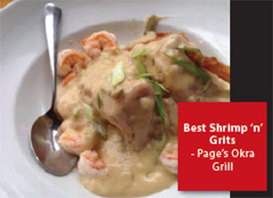 Best Shrimp and Grits: Page's Okra Grill