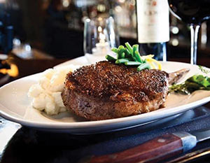 A steak at Langdon’s in Mt. Pleasant, South Carolina