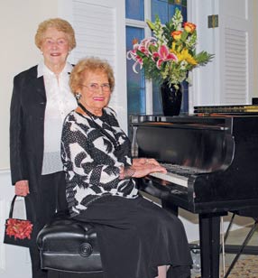 Emily Remington and Annabelle Jenkins residents of Franke at Seaside.