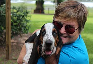 Tides Sinatra the Basset Hound, Missy Johnson - East Cooper's Pets