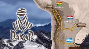 The Dakar 2017 Route  - Click to Enlarge