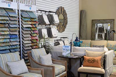Aiden Fabrics specializes in indoor and outdoor fabrics and has more than 2,000 bolts to choose from in-store, in addition to the option of special orders
