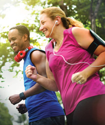 People exercising in Charleston, South Catolina