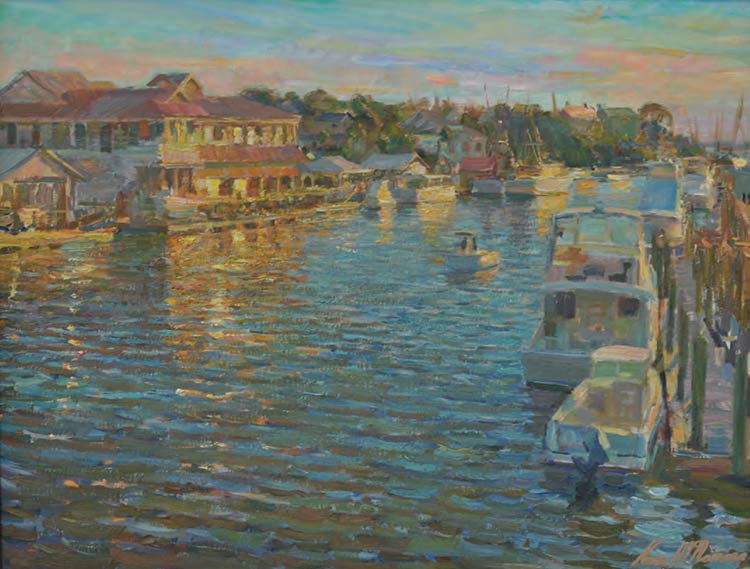 Kevin MacNamara's painting "Shem Creek"