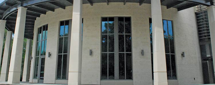 Mount Pleasant Town Hall Main Courtroom windows