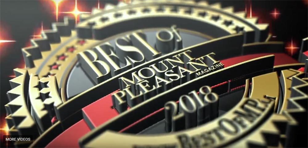 2018 Best of Mount Pleasant 3D logo