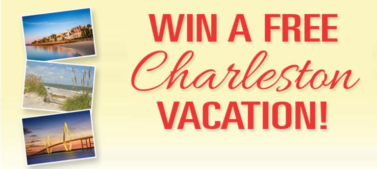 Win a free Charleston Vacation