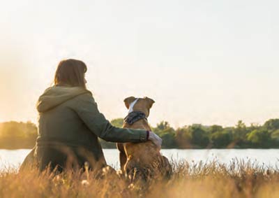 A pet owner's love for their dog