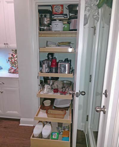 ShelfGenie - easy access custom-designed, glide-out cabinet