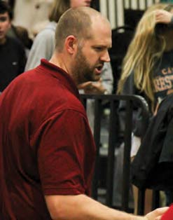 Wando High School basketball coach Chris Warzynski