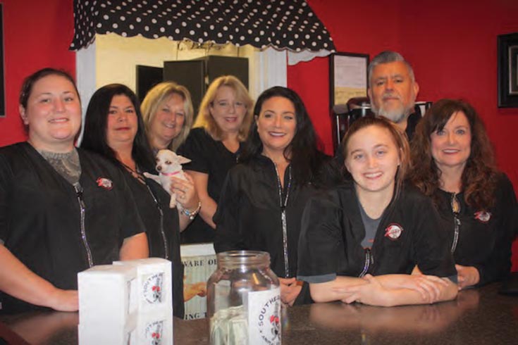 The staff at Ziggy's Dog Parlor