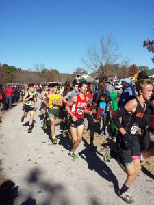 Zane Jackson running a race