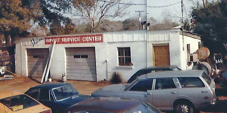 The original location of Hudson’s Import Service.