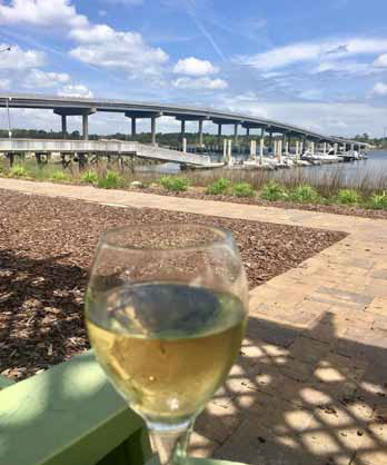 Wando River Grill on the Wando River Marina right off of Highway 41