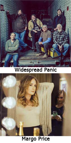 Widespread Panic (top) and Margo Price (bottom)