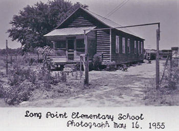 Photo of Long Point Elementary School, 1955