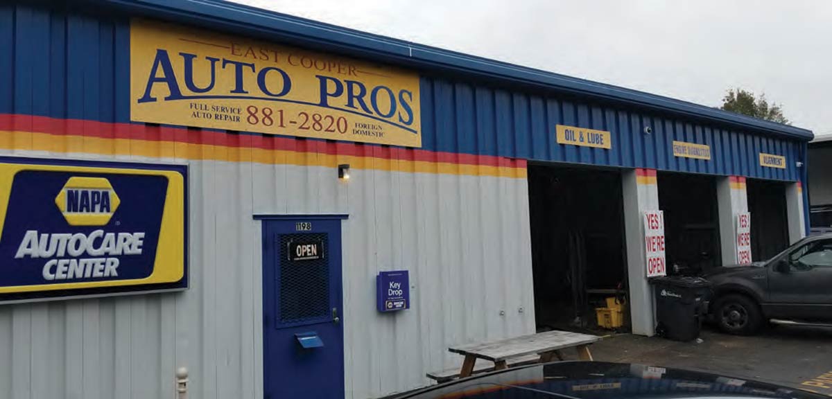 East Cooper Auto Pros.  1198 Shadow Drive in Mount Pleasant, SC