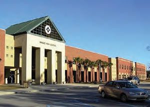 Wando High School located in Mt. Pleasant, South Carolina