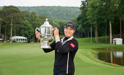 Ariya Jutanugarn, 2018 U.S. Women’s Open winner at Shoal Creek in Shoal Creek, Alabama. Copyright USGA/Darren Carroll.