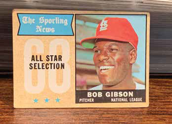 Bob Gibson basball card