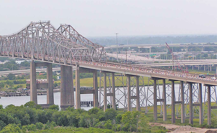 The Silas N Pearman Bridge hosts its last Bridge Run