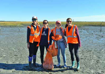 The PPS team: left to right: Lia Colabello, Elena Mpougas, Carolina Reece and Valerie Howell. Not pictured: Isabelle Sui.