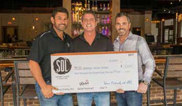 Left to right: SOL owners Andy Palmer, David Clark and Joe Sciortino.