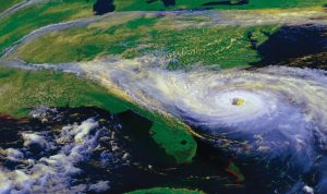 Hurricane Hugo as seen from satellites