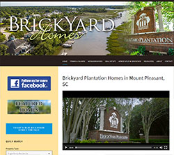 Brickyard Plantation homes website