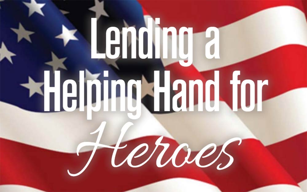 Text on an American Flag: Lending a Helping Hand for Heroes