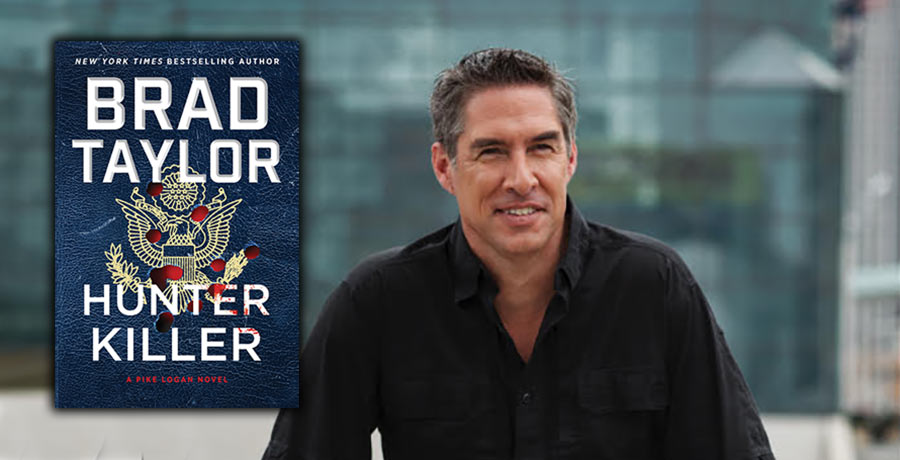Author Brad Taylor and his book Hunter Killer