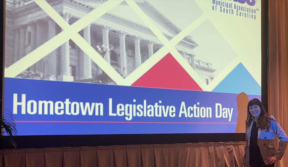 Councilwoman Brenda Corley at the 2020 MASC Hometown Legislation Action Day