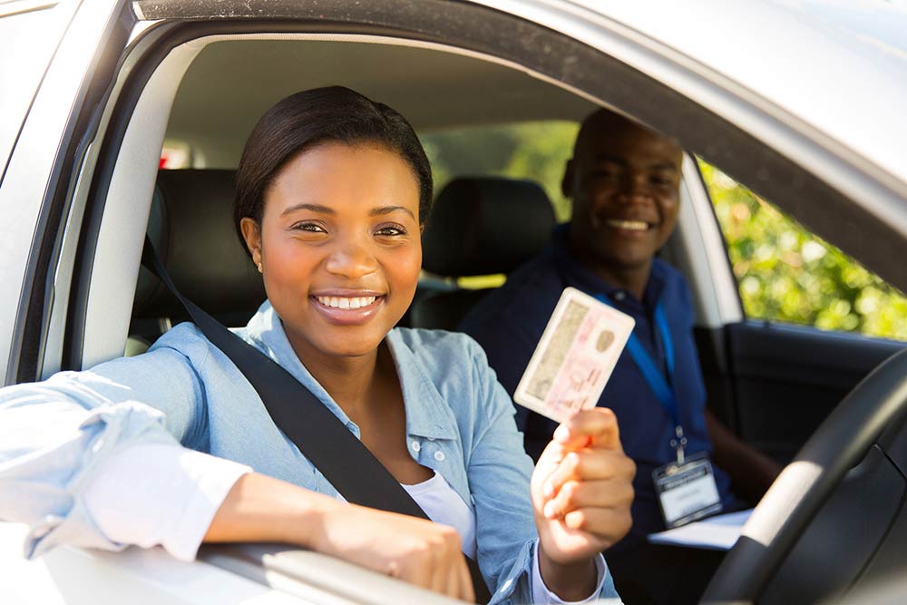 Student Driver smiling