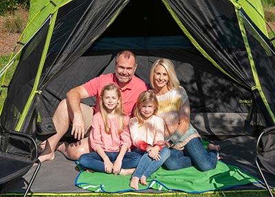 Camping in the backyard. Photo by Juli K.