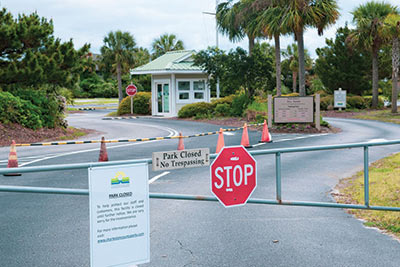 IOP County Park temporarily closed during the COVID-19 Pandemic