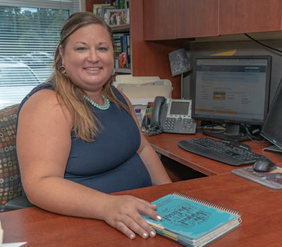 Dr. Laura McMaster, core faculty member and advisor of the graduate and undergraduate programs at the Charleston campus