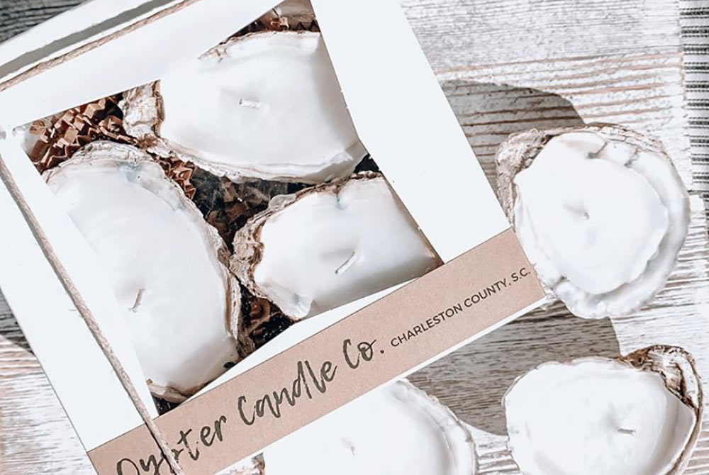 Photo of an Oyster Candle Company package