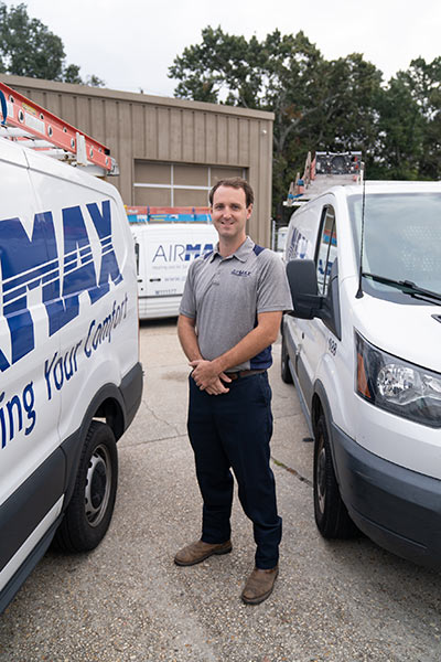 Lief Erickson Enjoys the Perks of Working for Family-Owned Charleston Heating and Cooling Company AirMax