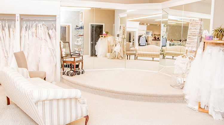 An interior photo of Jean's Bridal in Mount Pleasant, South Carolina