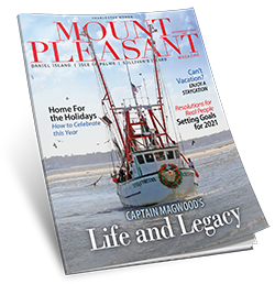 Mount Pleasant Magazine Nov/Dec 2020 cover with William Beebe's photo on the cover