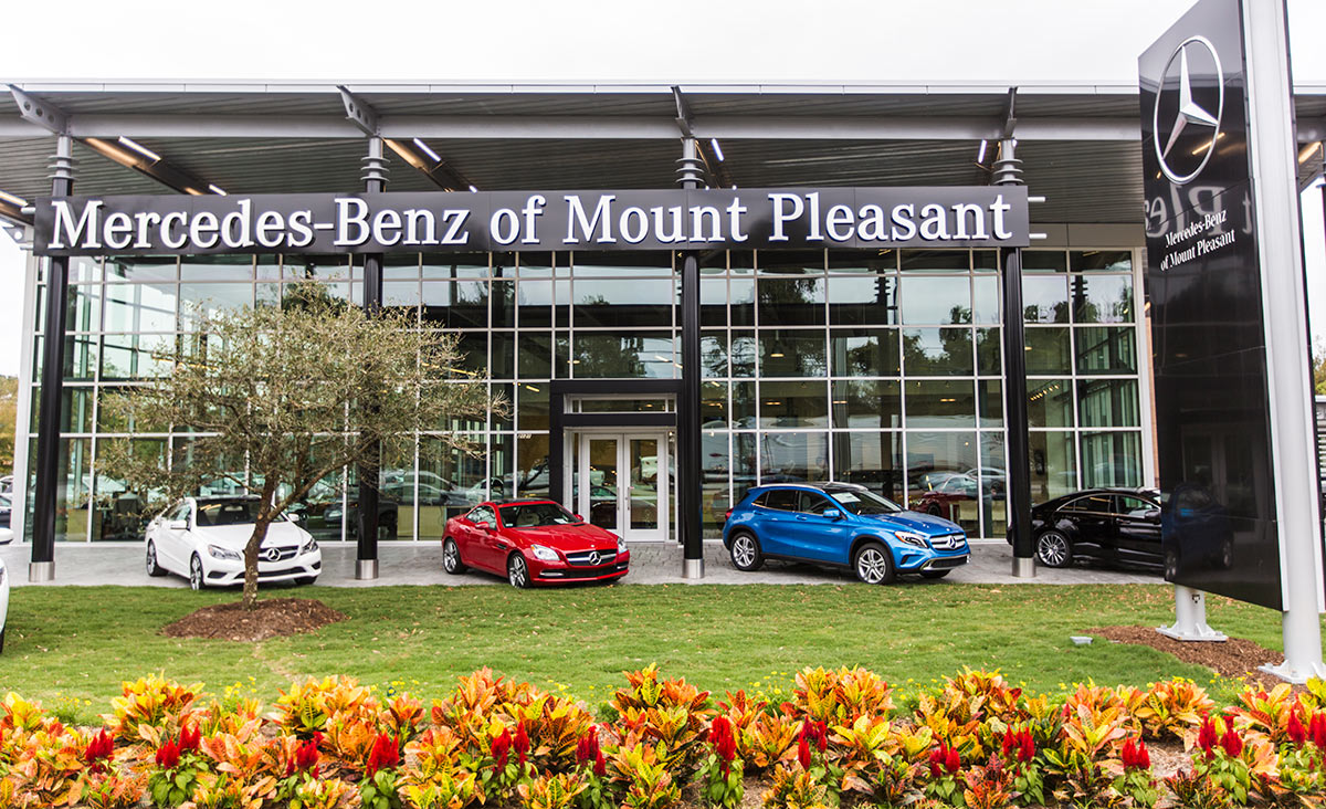 Mercedes-Benz of Mount Pleasant, owned by Baker Motor Company, Mount Pleasant, SC, named in Best of Mount Pleasant.