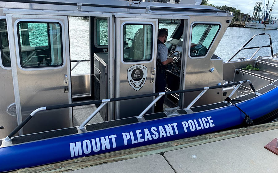 The newest addition to Mount Pleasant’s Harbor Patrol fleet.