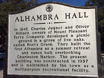 Alhambra Hall historical marker