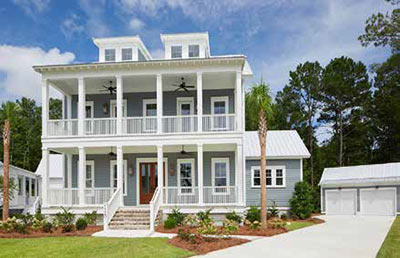 Jackson Built Homes custom home in Riverside at Carolina Park.