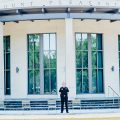 Deputy Chief of Mount Pleasant PD Mark Arnold stands outside of Mount Pleasant, SC Town Hall.